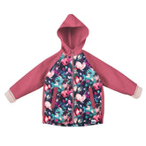 Jachetă cu glugă Pacifica Inkheart-Rose, softshell 3 straturi